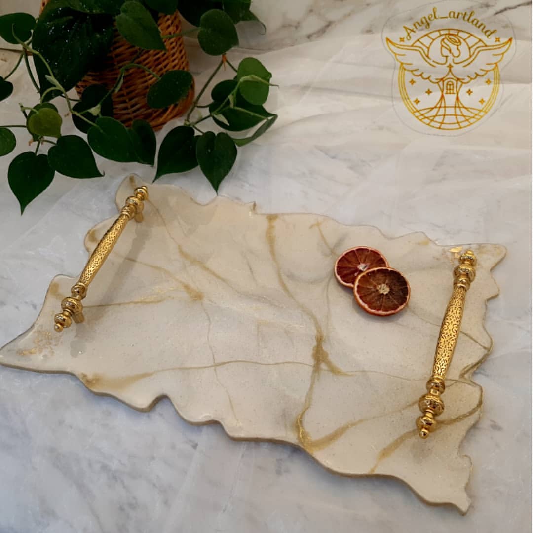 سینی سرو و پذیرایی رزینی